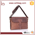 China Factory Best Price Genuine Leather Single Bags Office Handbags Laptop Messenger Bags